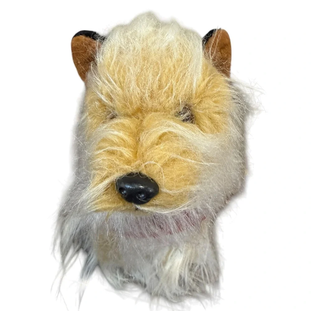 Russ Plush Yorkie Dog Realistic‎ Stuffed Animal Long Hair Terrier Puppy Red Coat